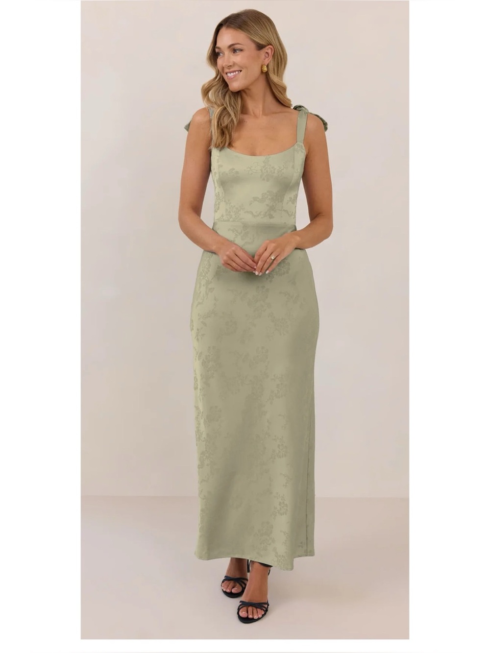 Park & Fifth - MERCER Dress in TRUE SAGE JACQUARD Size S ~ Pristine